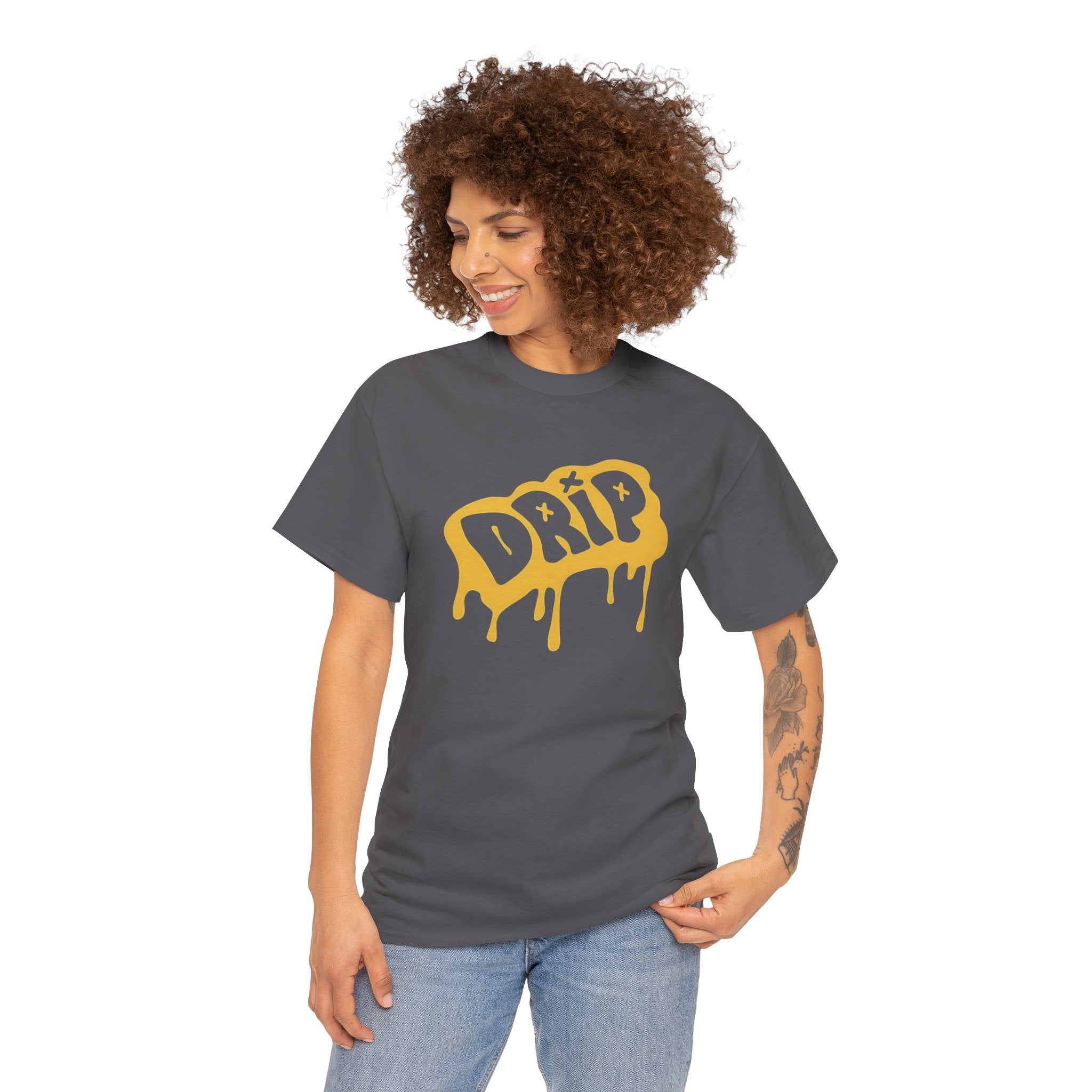 Drip Graphic Tee, Streetwear Fashion, Unisex Cotton T-Shirt, Casual Style, Hip Hop Apparel