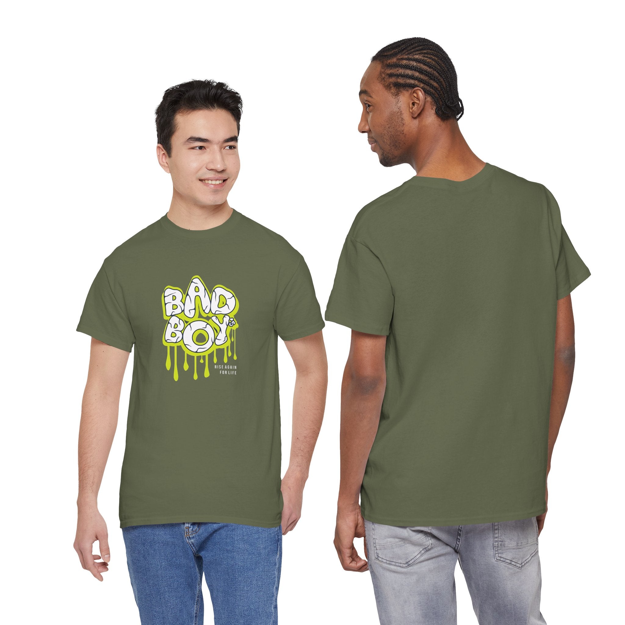 Bad Boy Heavy Cotton Tee - Unisex Graphic Tee, Streetwear Top, Casual Wear,