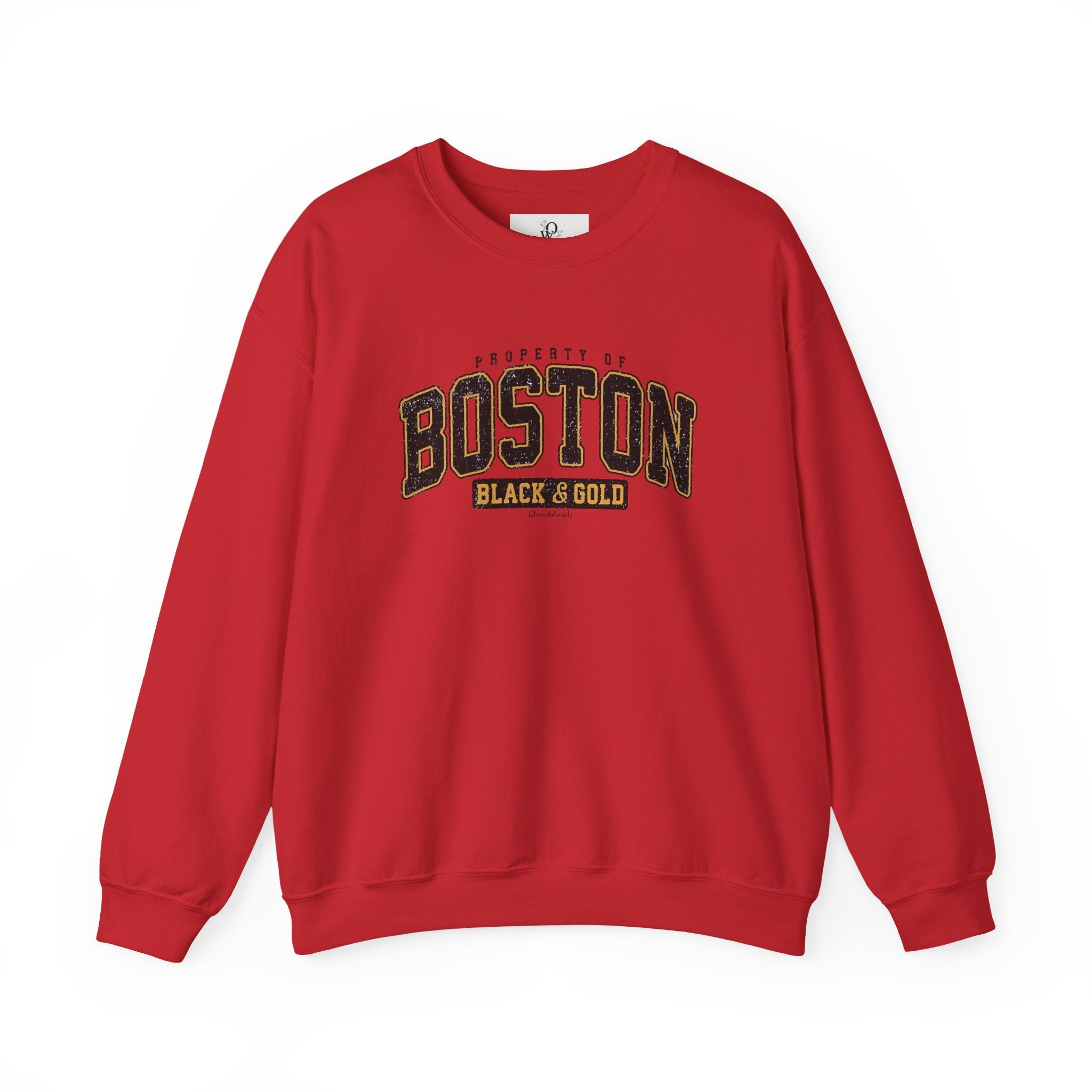 Boston Black & Gold Crewneck Sweatshirt