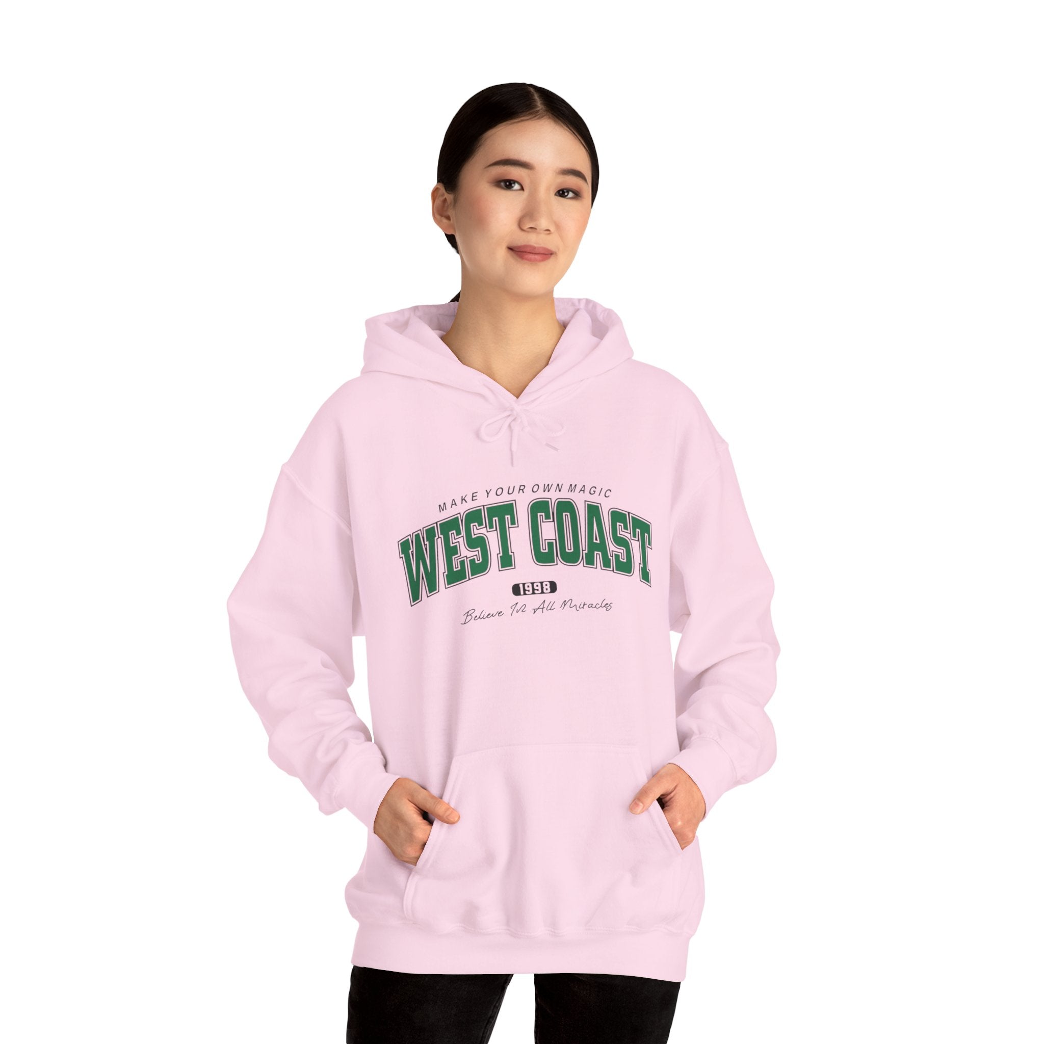 West Coast Hoodie – Vintage Collegiate Graphic Pullover