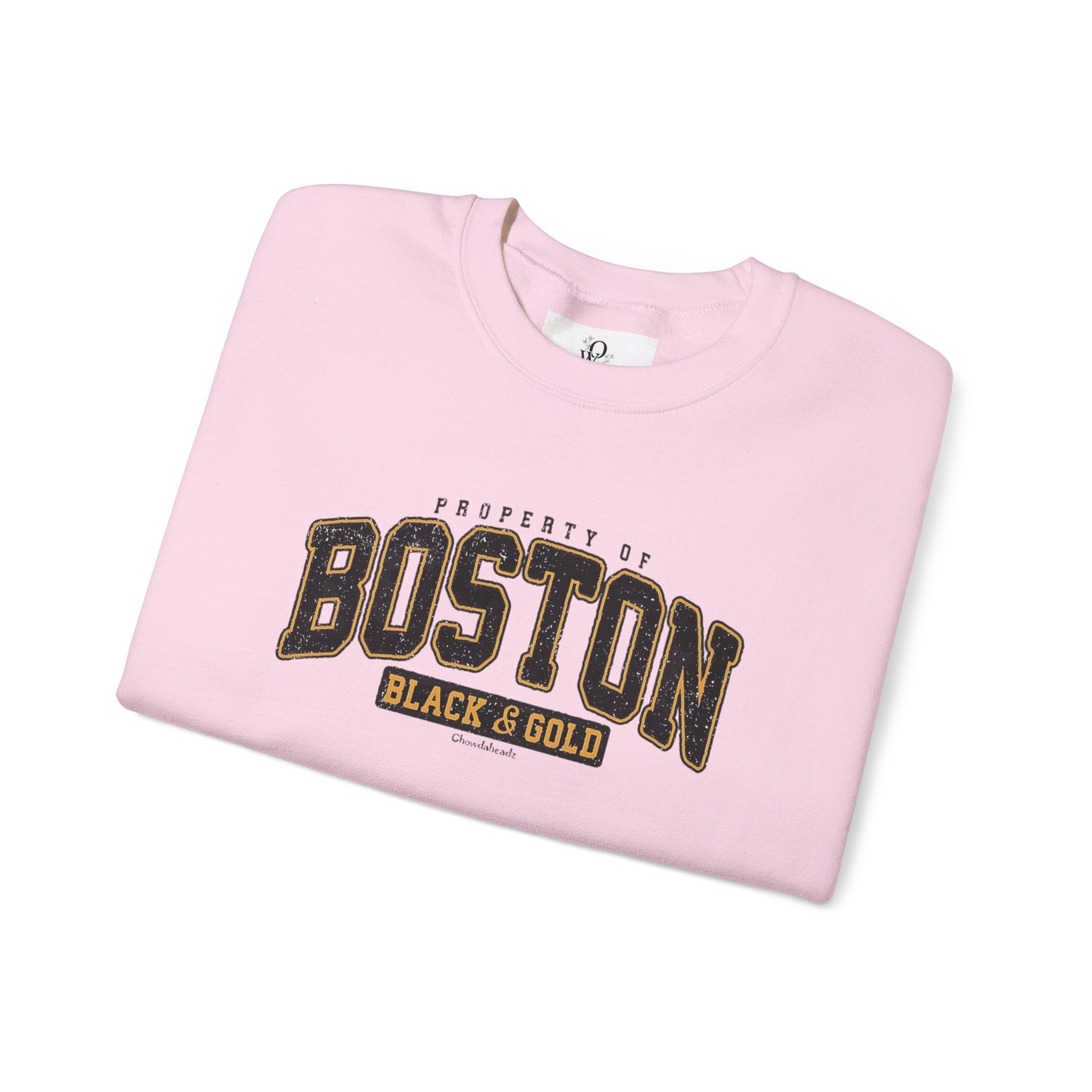 Boston Black & Gold Crewneck Sweatshirt