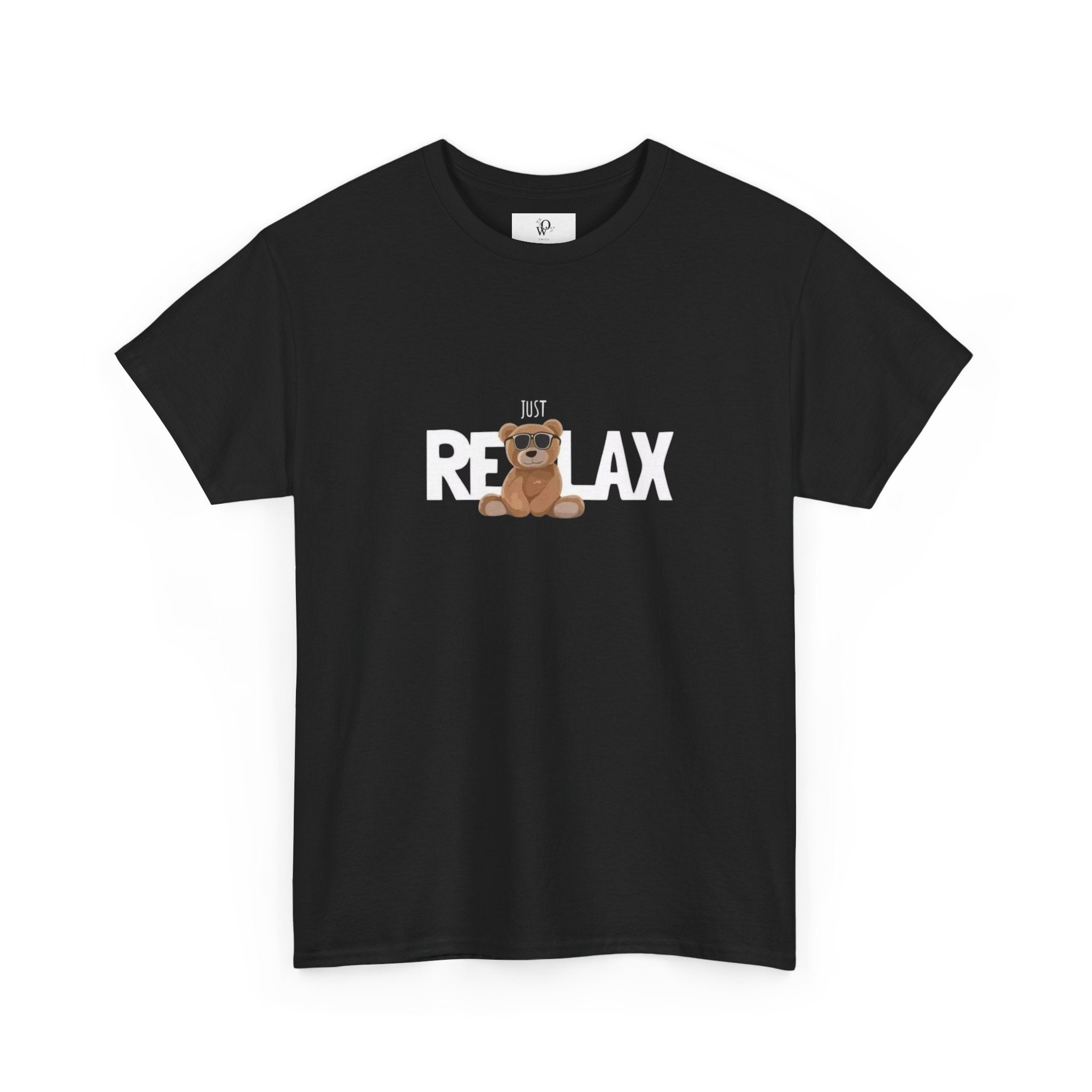 Relaxing Bear Unisex Tee | Soft Cotton T-Shirt for Cozy Days, Casual Wear, Relaxation Apparel, Funny Graphic Tee