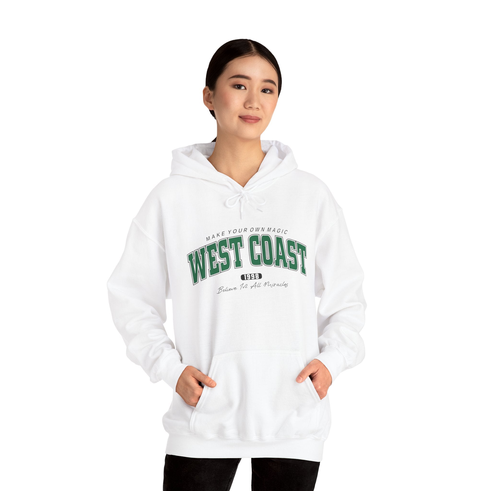 West Coast Hoodie – Vintage Collegiate Graphic Pullover