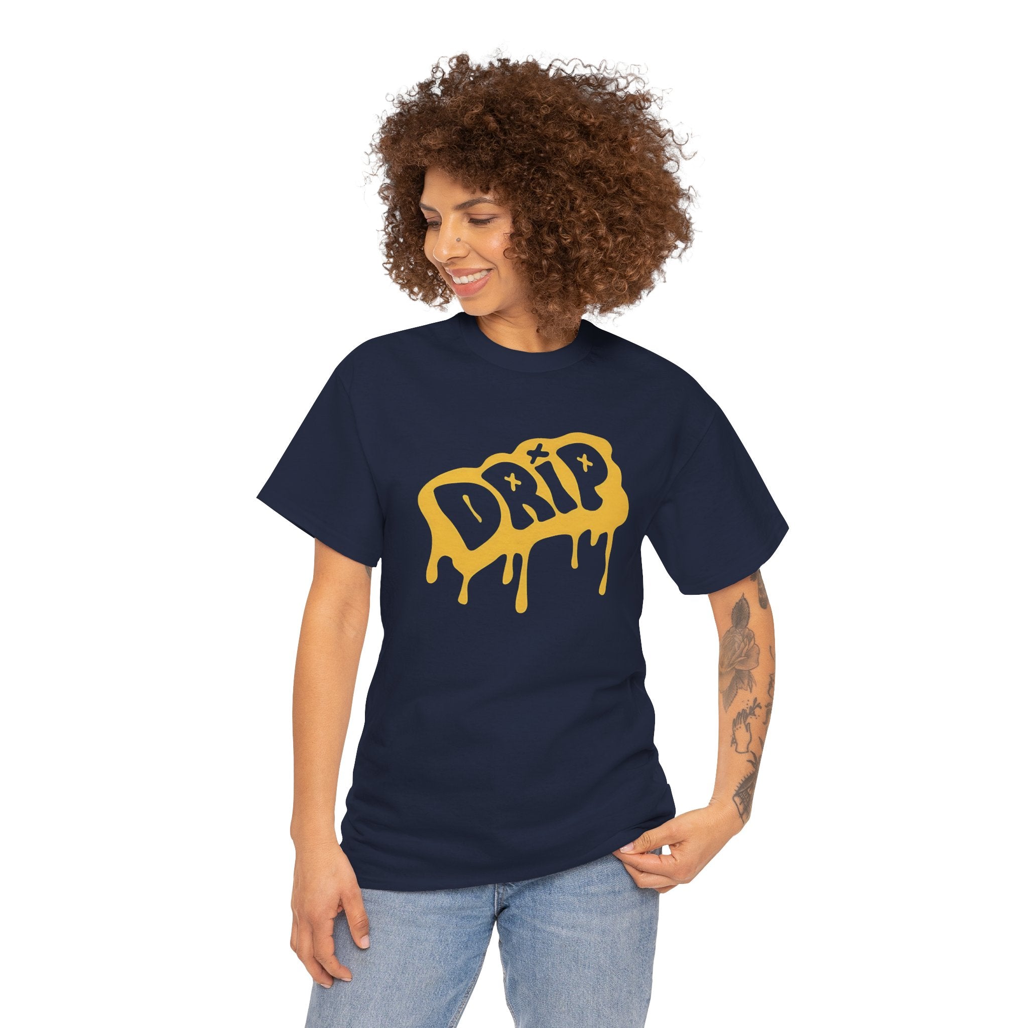 Drip Graphic Tee, Streetwear Fashion, Unisex Cotton T-Shirt, Casual Style, Hip Hop Apparel