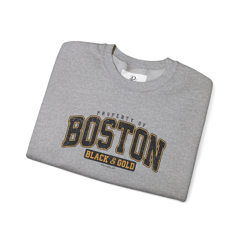 Boston Black & Gold Crewneck Sweatshirt