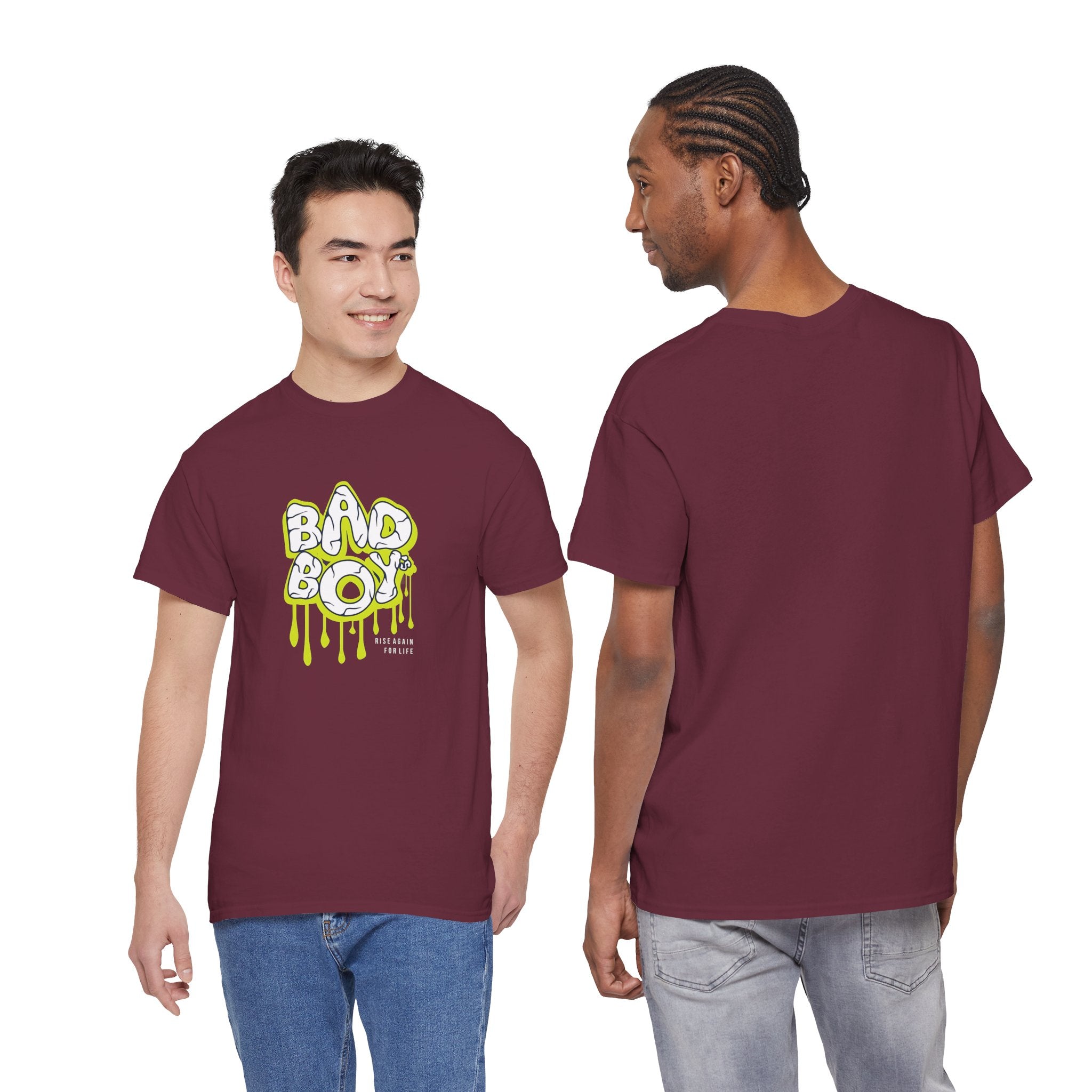 Bad Boy Heavy Cotton Tee - Unisex Graphic Tee, Streetwear Top, Casual Wear,