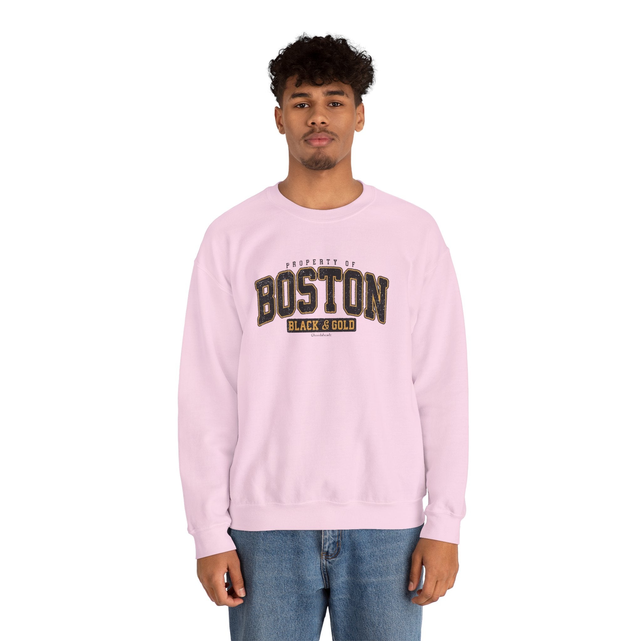 Boston Black & Gold Crewneck Sweatshirt