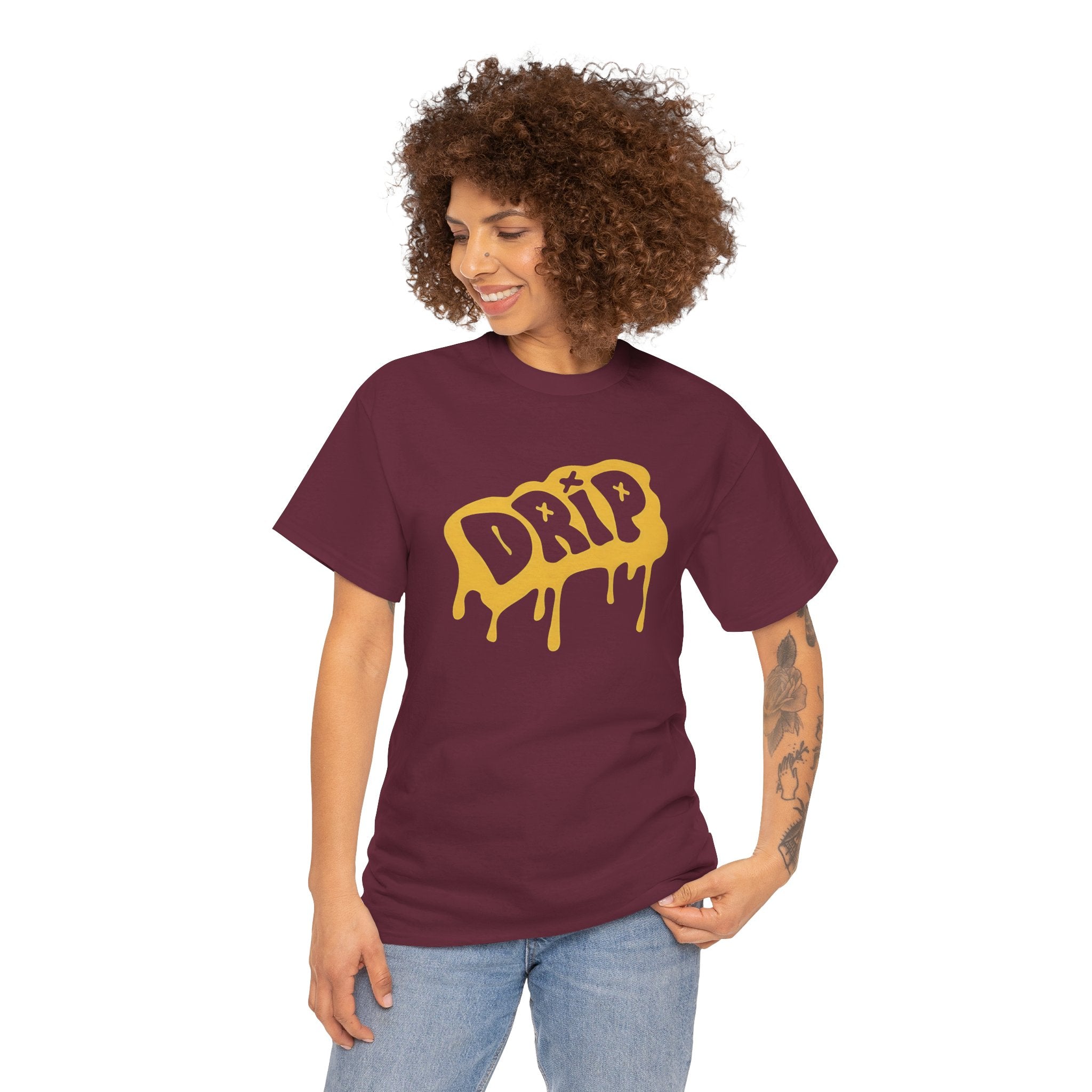 Drip Graphic Tee, Streetwear Fashion, Unisex Cotton T-Shirt, Casual Style, Hip Hop Apparel
