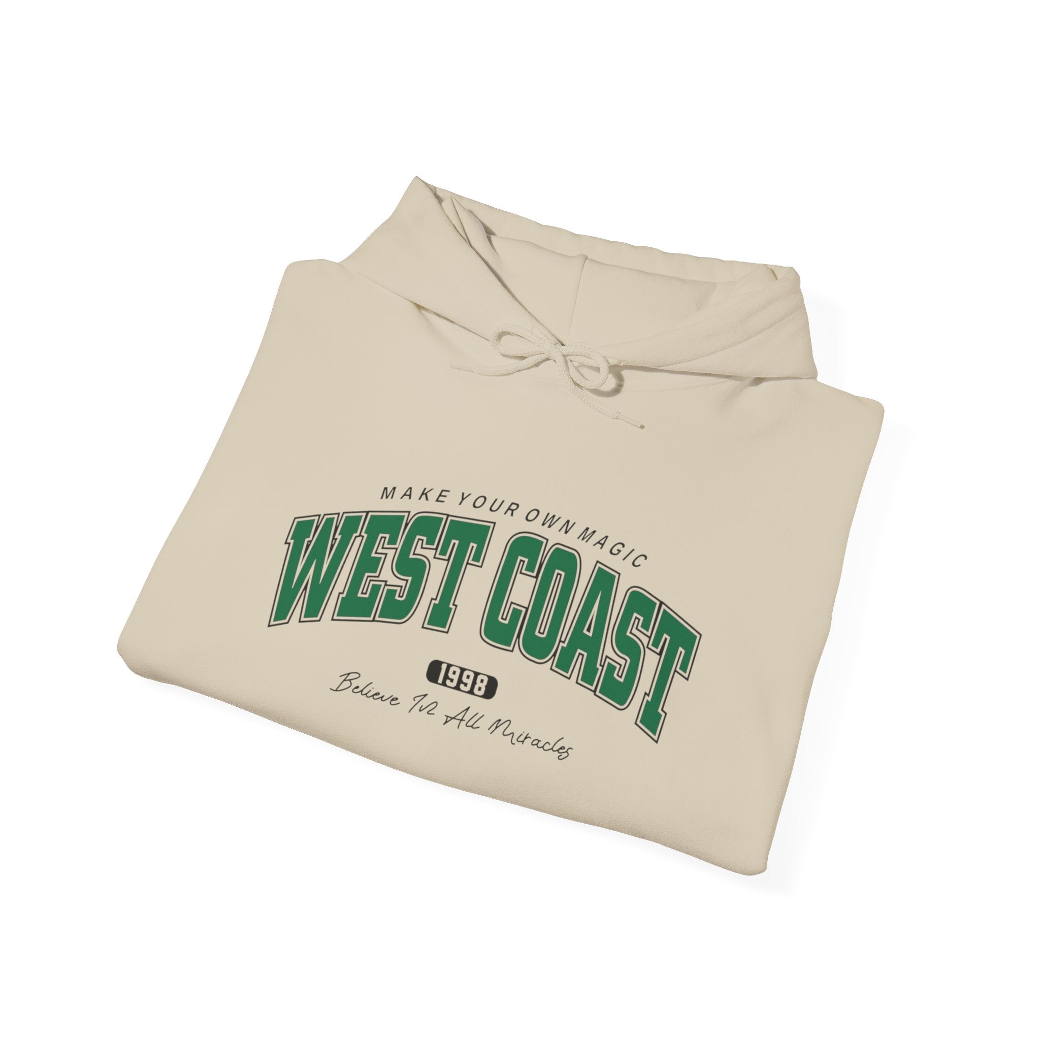 West Coast Hoodie – Vintage Collegiate Graphic Pullover