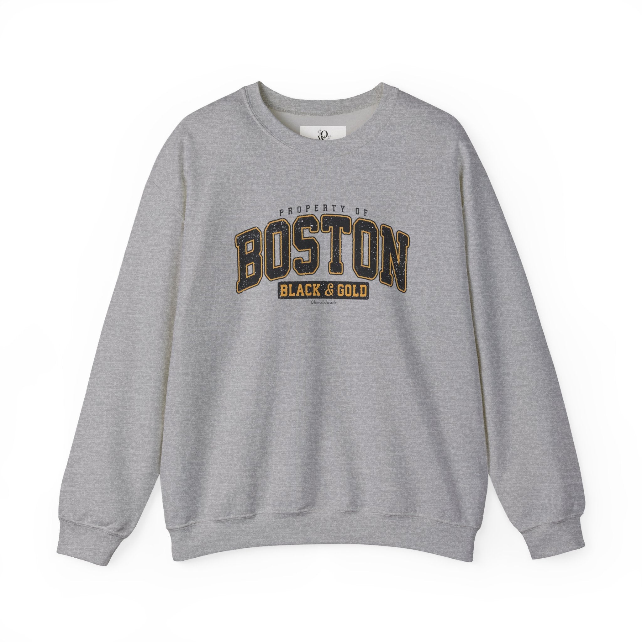 Boston Black & Gold Crewneck Sweatshirt
