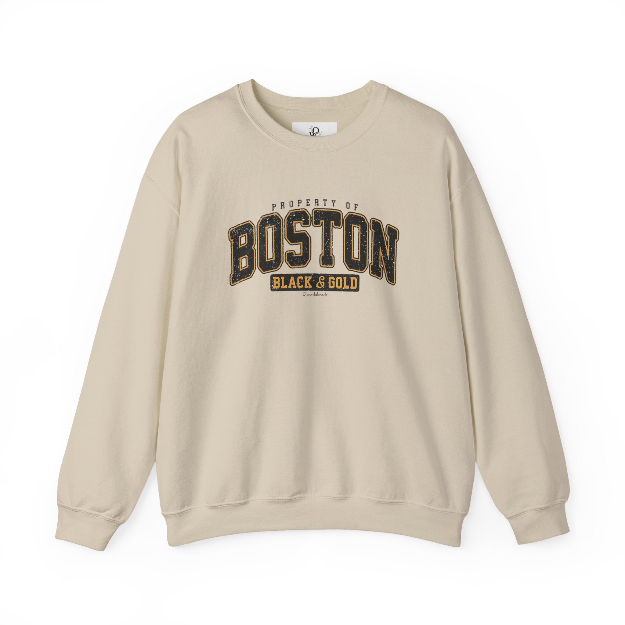 Boston Black & Gold Crewneck Sweatshirt