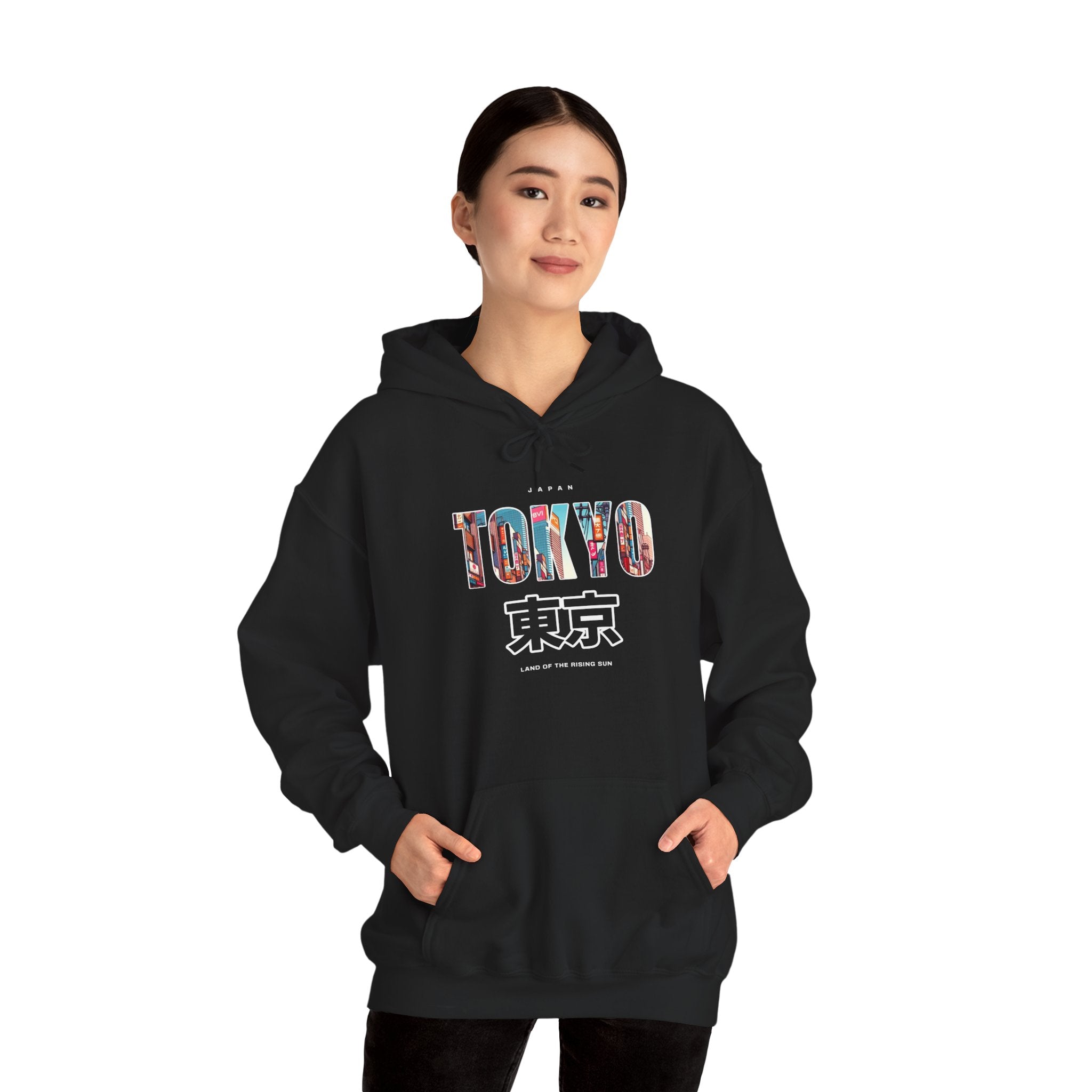 Tokyo Graphic Hoodie - Unisex Midweight Softstyle | Cozy Streetwear