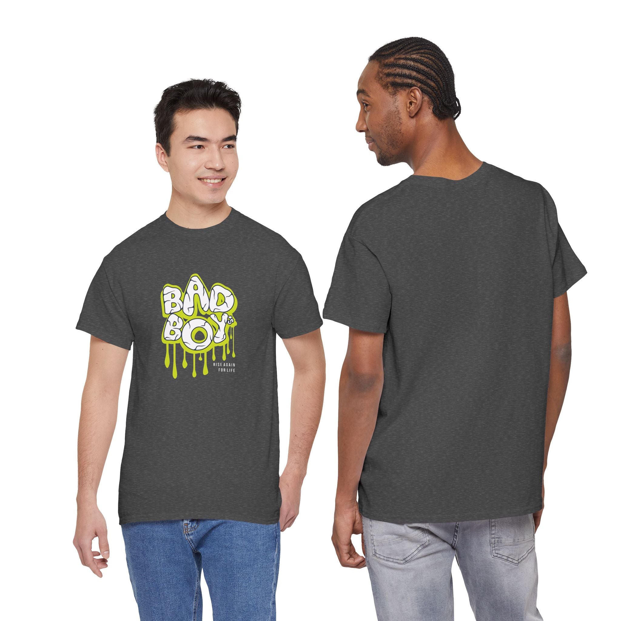 Bad Boy Heavy Cotton Tee - Unisex Graphic Tee, Streetwear Top, Casual Wear,