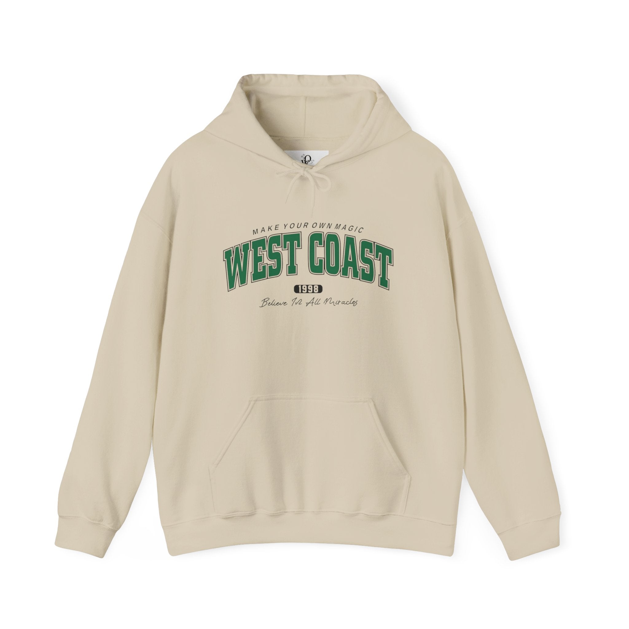 West Coast Hoodie – Vintage Collegiate Graphic Pullover