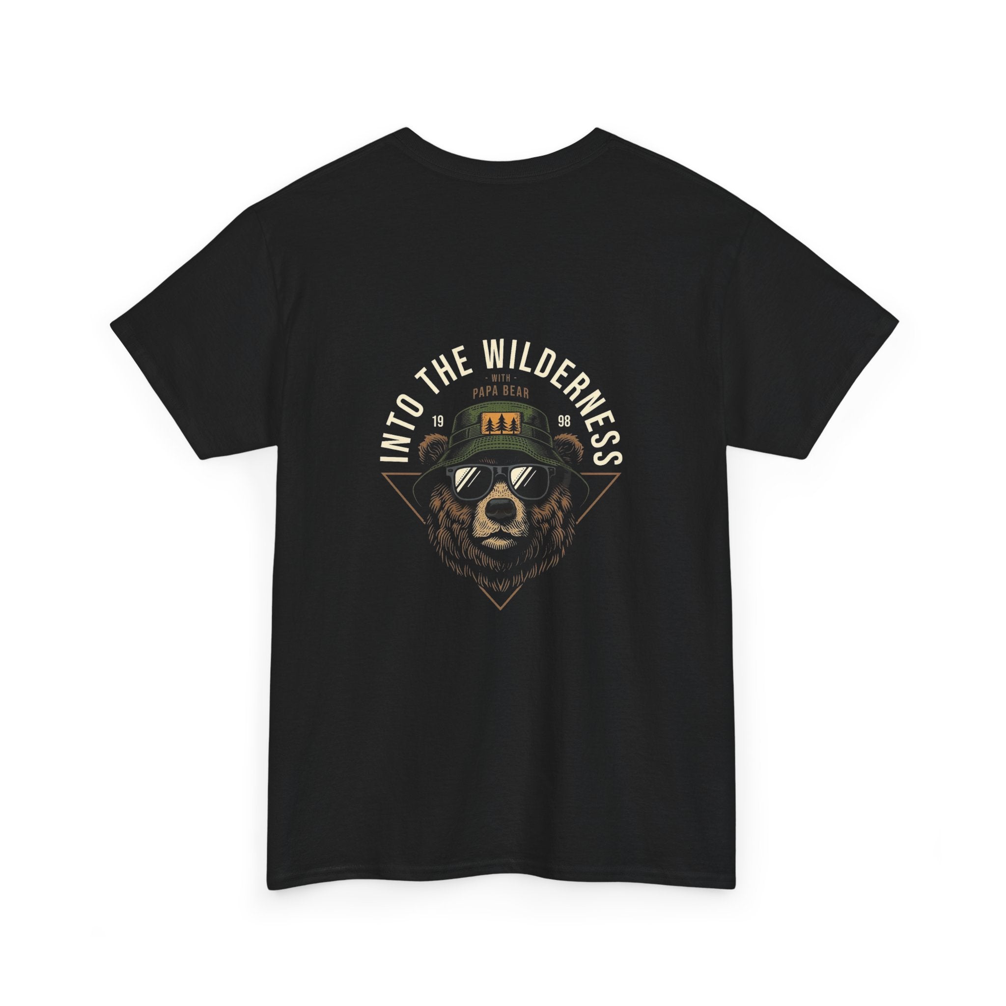 Adventurous Bear Graphic Tee | Wilderness Fashion, Casual Wear, Outdoor Enthusiast Gift, Nature Lover Shirt, Adventure Vibes
