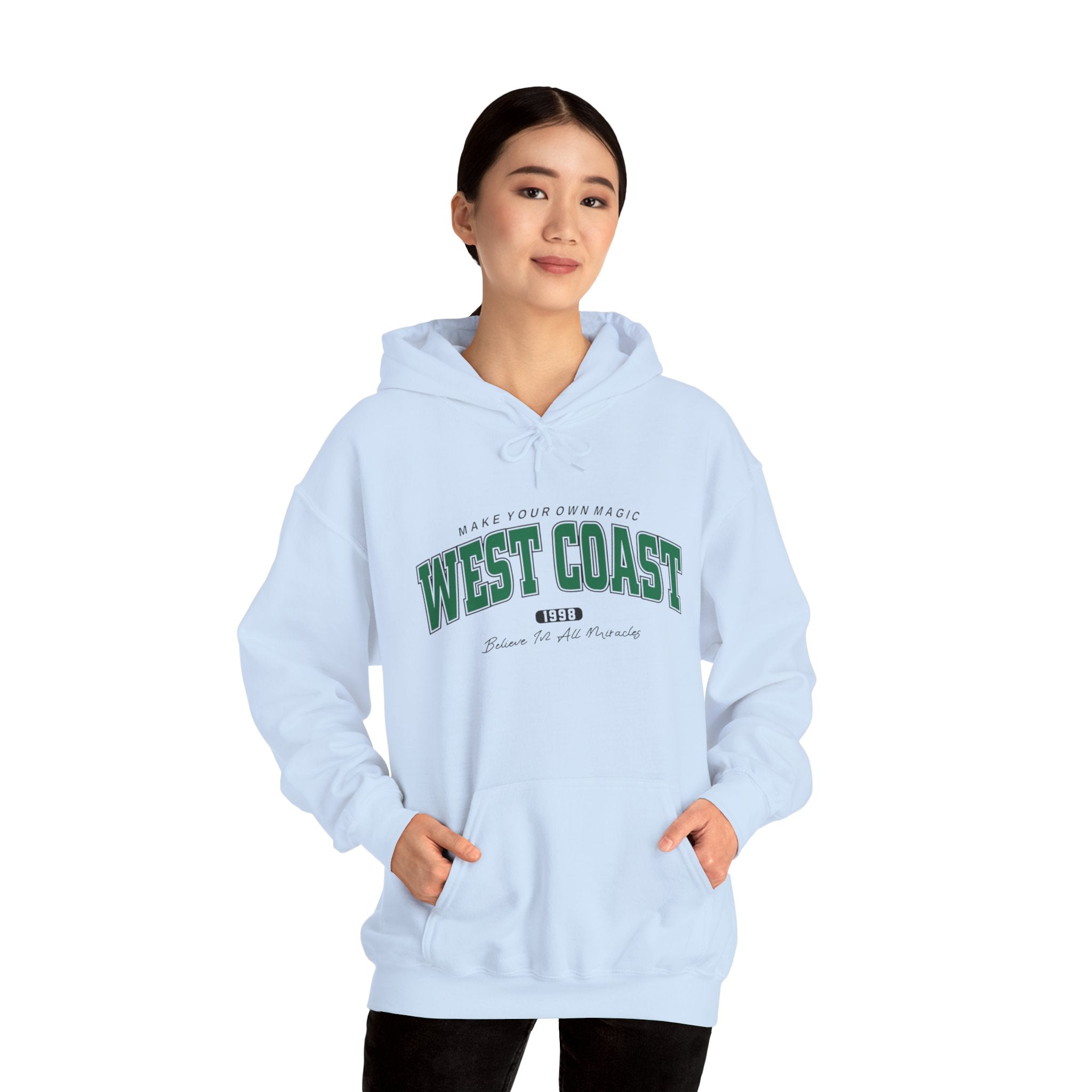West Coast Hoodie – Vintage Collegiate Graphic Pullover