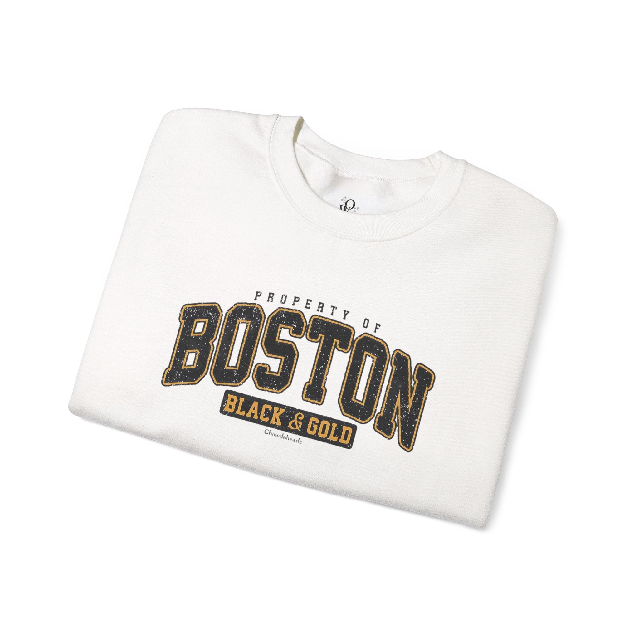 Boston Black & Gold Crewneck Sweatshirt