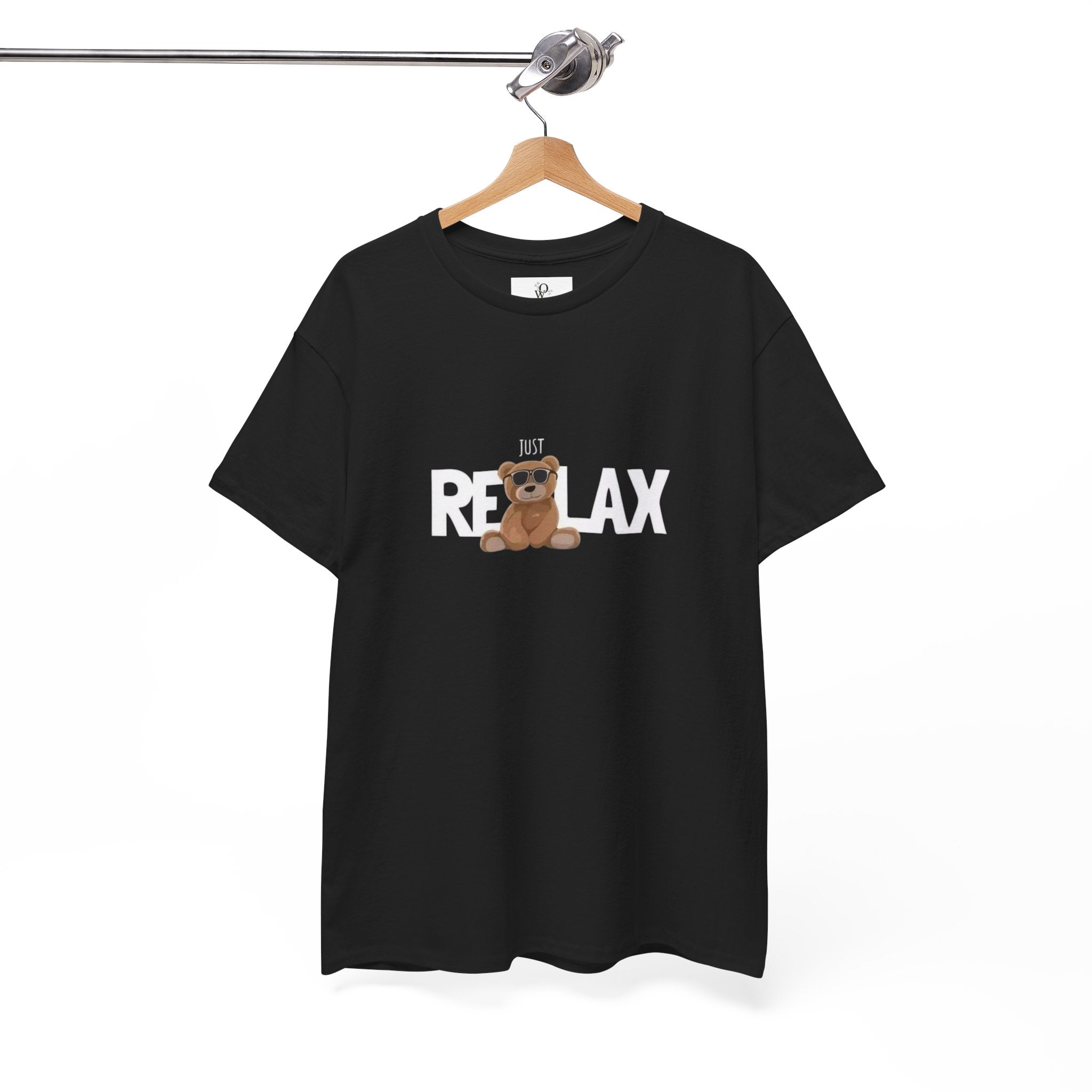 Relaxing Bear Unisex Tee | Soft Cotton T-Shirt for Cozy Days, Casual Wear, Relaxation Apparel, Funny Graphic Tee