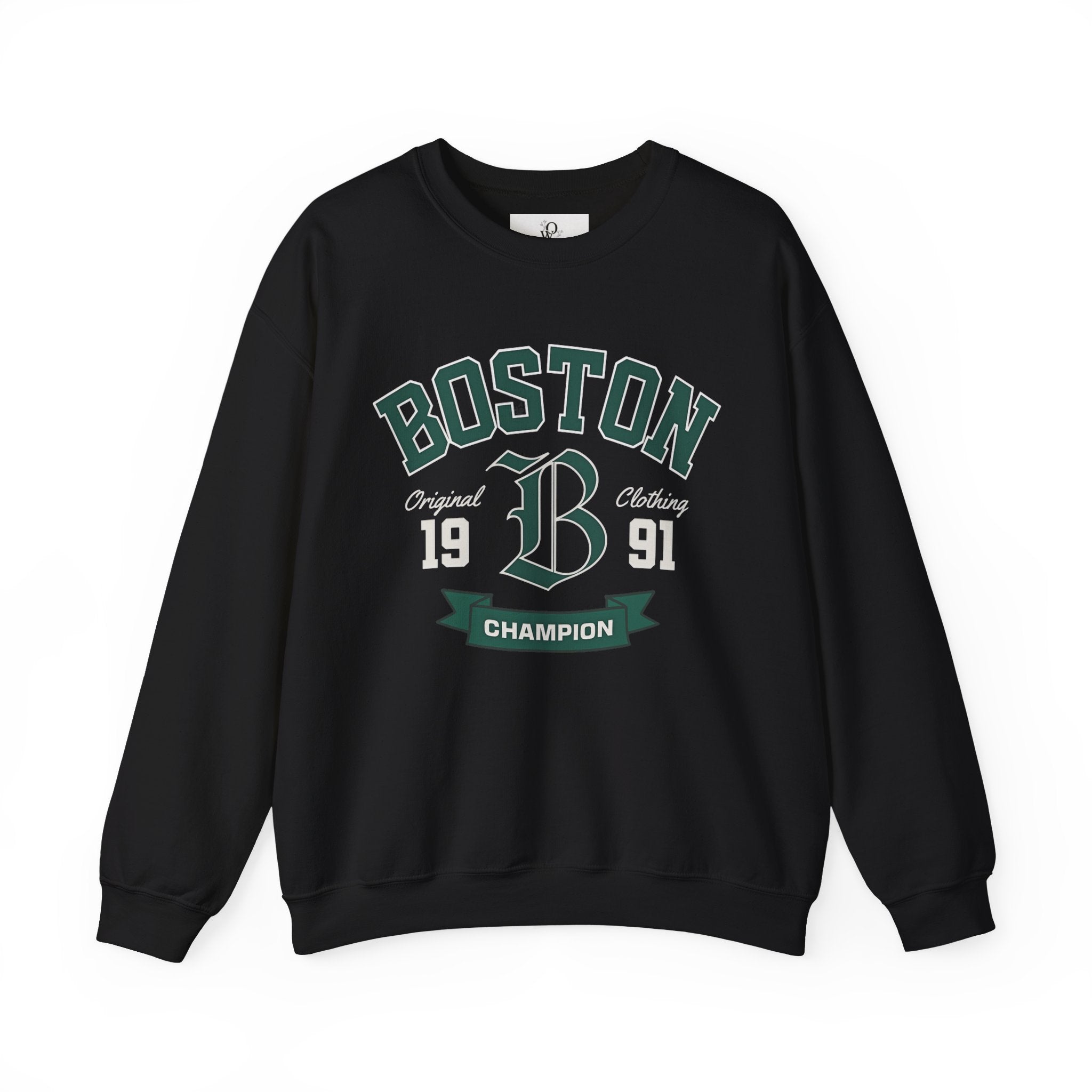 Boston Champion Crewneck Sweatshirt — Vintage Collegiate 1991