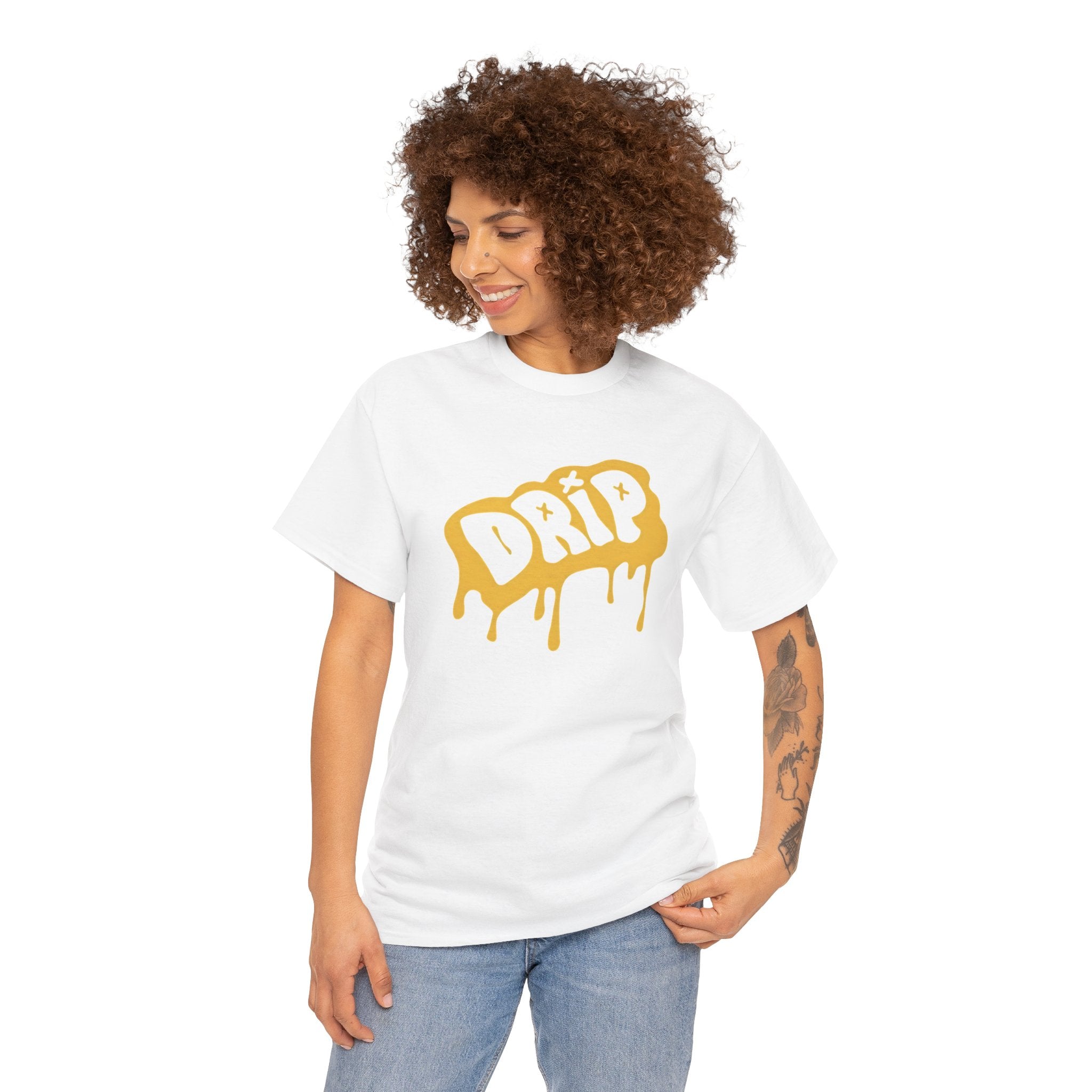 Drip Graphic Tee, Streetwear Fashion, Unisex Cotton T-Shirt, Casual Style, Hip Hop Apparel