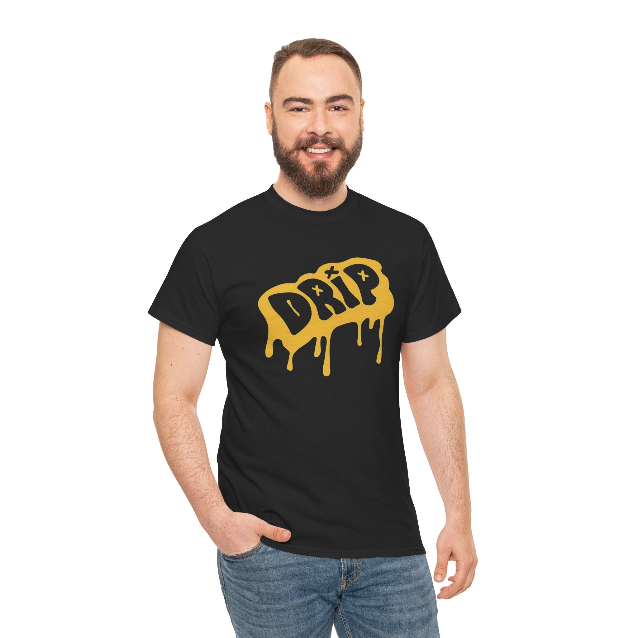 Drip Graphic Tee, Streetwear Fashion, Unisex Cotton T-Shirt, Casual Style, Hip Hop Apparel