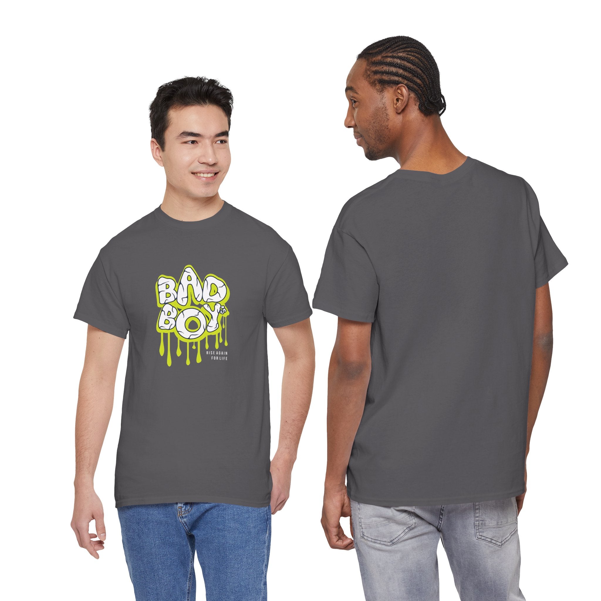 Bad Boy Heavy Cotton Tee - Unisex Graphic Tee, Streetwear Top, Casual Wear,