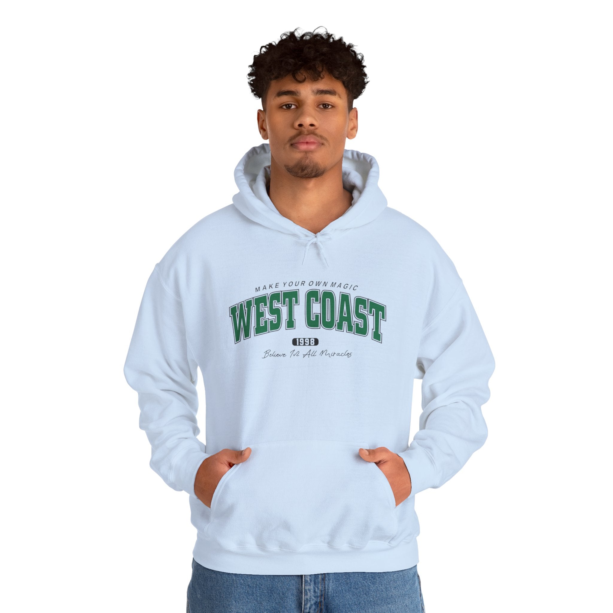 West Coast Hoodie – Vintage Collegiate Graphic Pullover