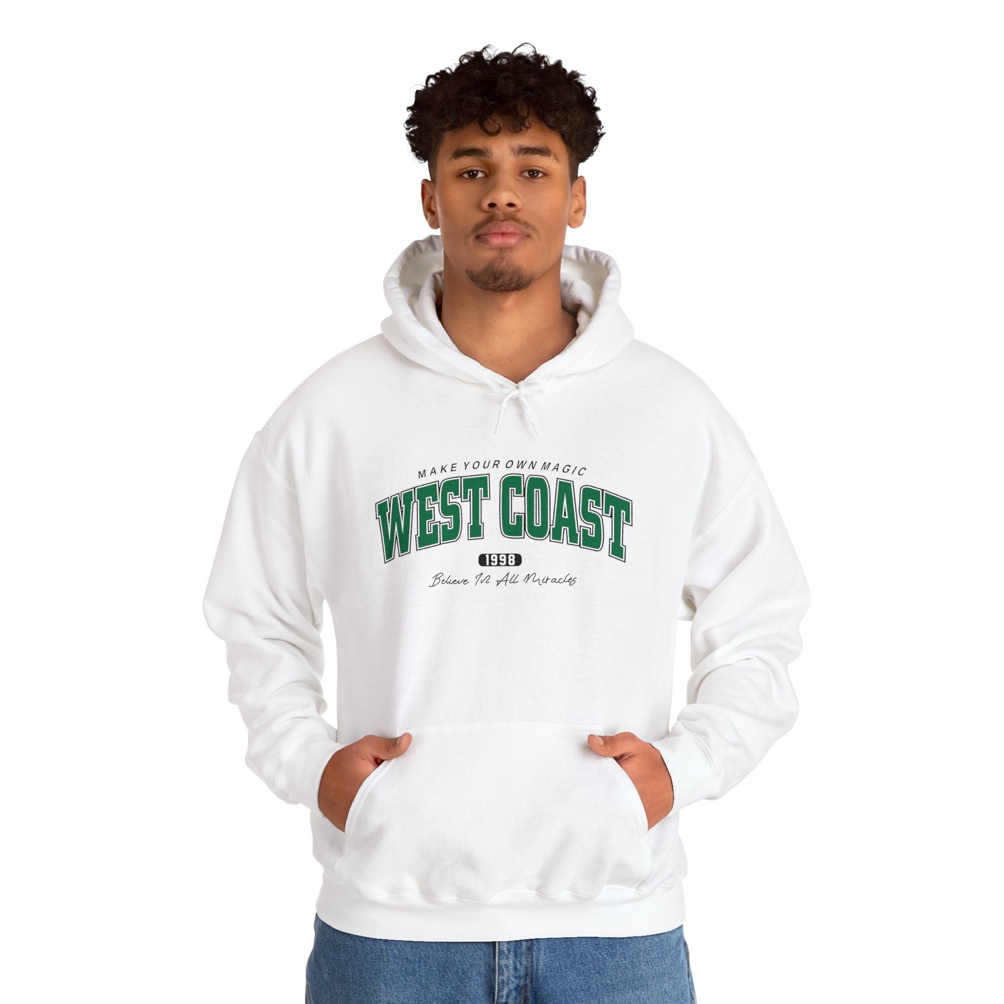 West Coast Hoodie – Vintage Collegiate Graphic Pullover