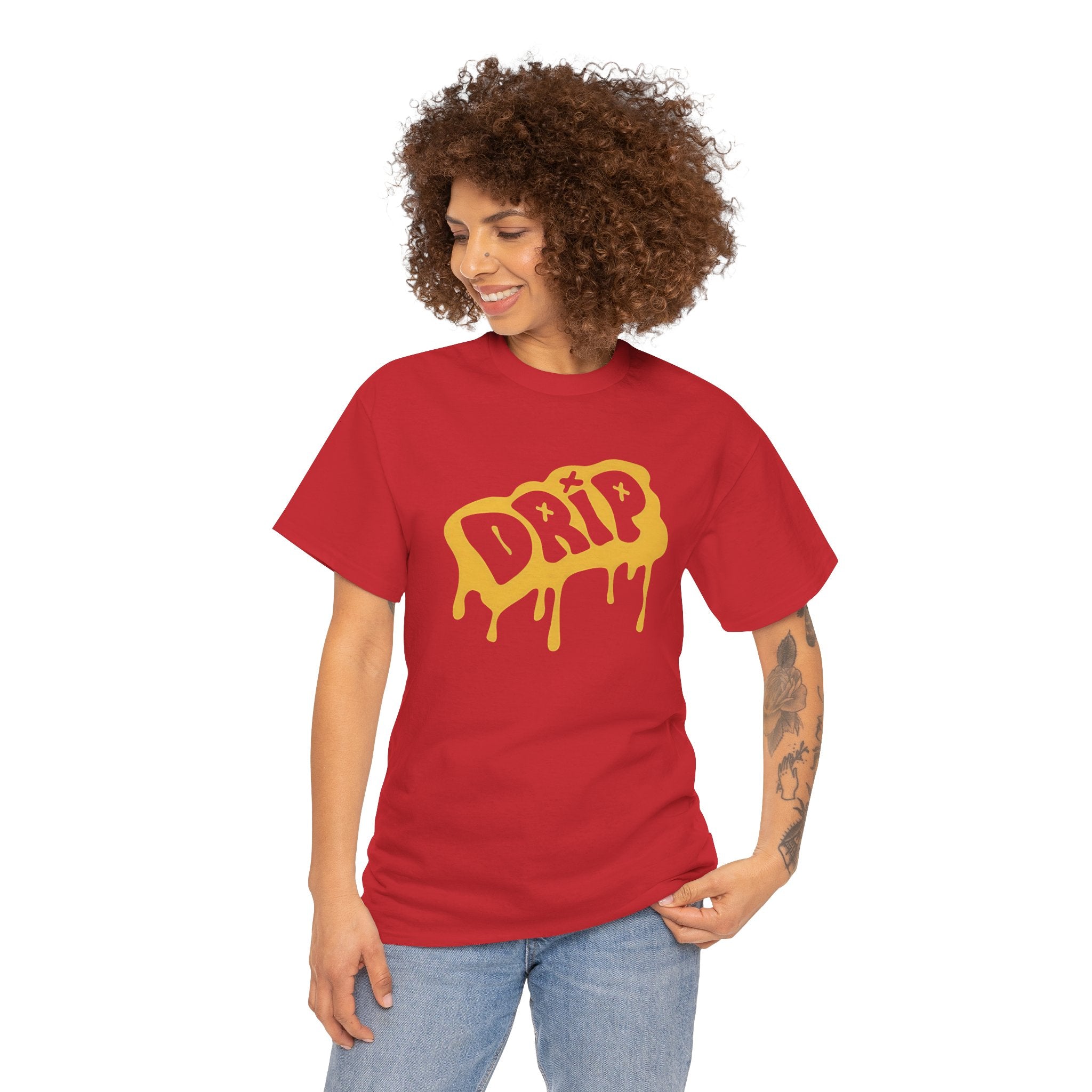 Drip Graphic Tee, Streetwear Fashion, Unisex Cotton T-Shirt, Casual Style, Hip Hop Apparel