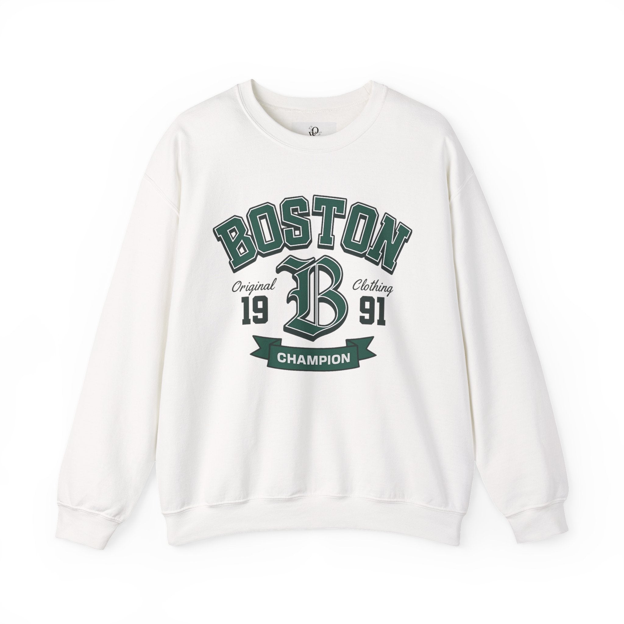 Boston Champion Crewneck Sweatshirt — Vintage Collegiate 1991