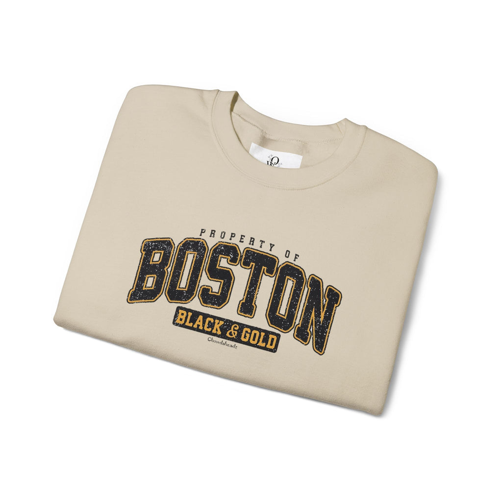 Boston Black & Gold Crewneck Sweatshirt
