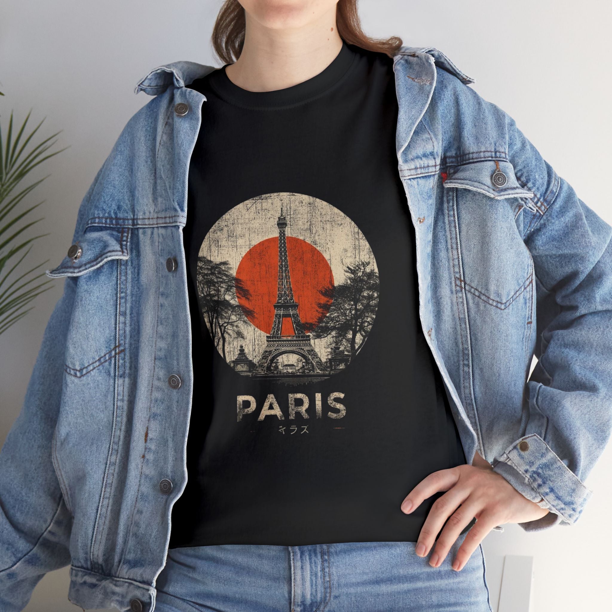 Vintage Paris Tee, Unisex T-Shirt, Travel Lover Gift, Eiffel Tower Shirt, Casual Wear, French City Style, Graphic Tee