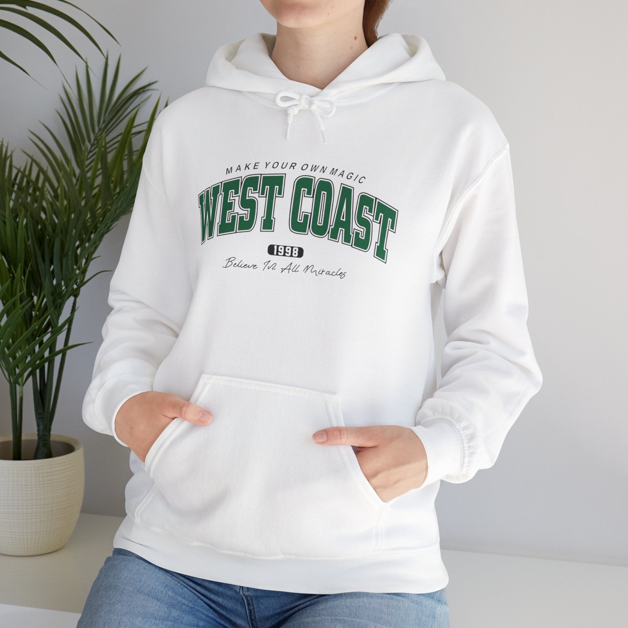 West Coast Hoodie – Vintage Collegiate Graphic Pullover