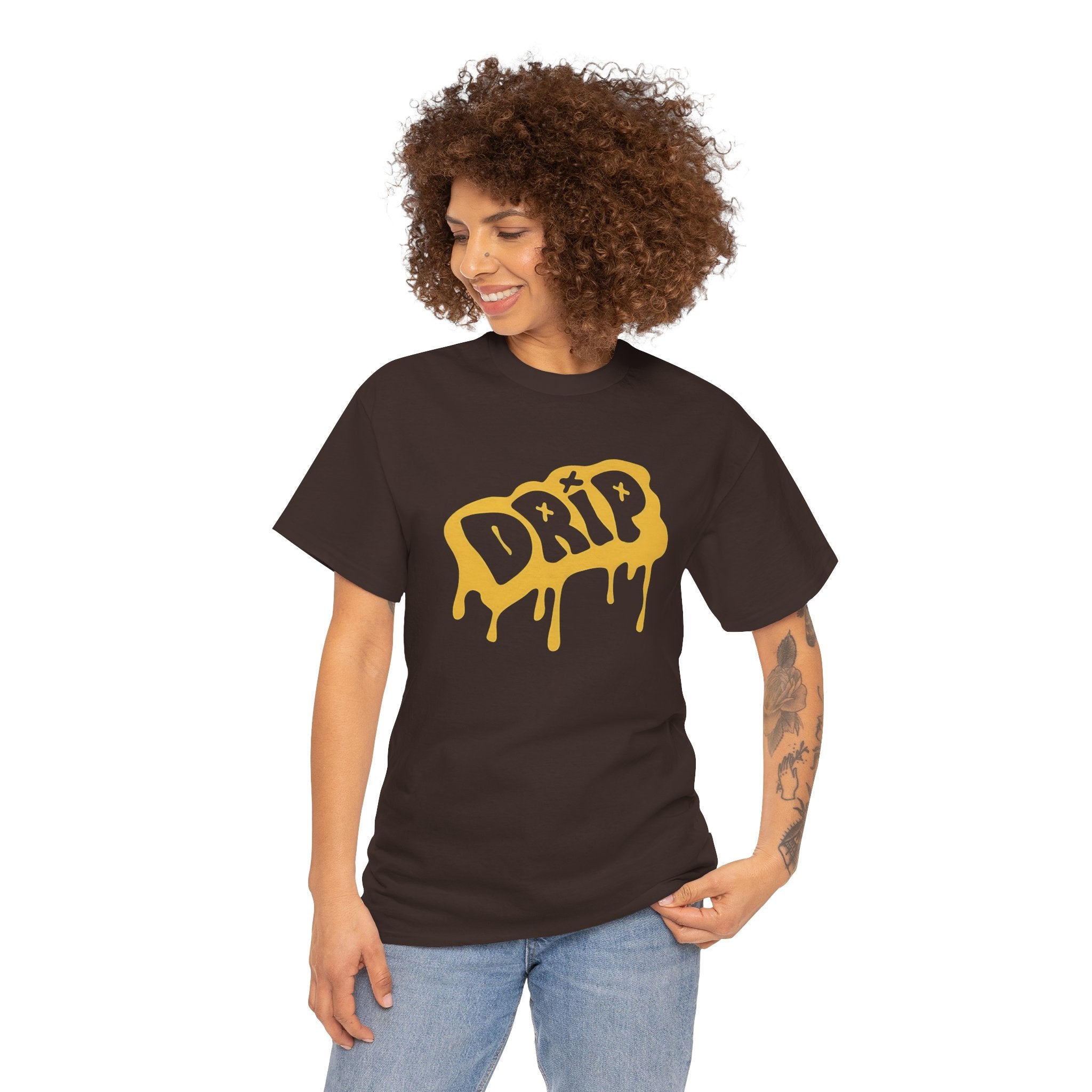 Drip Graphic Tee, Streetwear Fashion, Unisex Cotton T-Shirt, Casual Style, Hip Hop Apparel