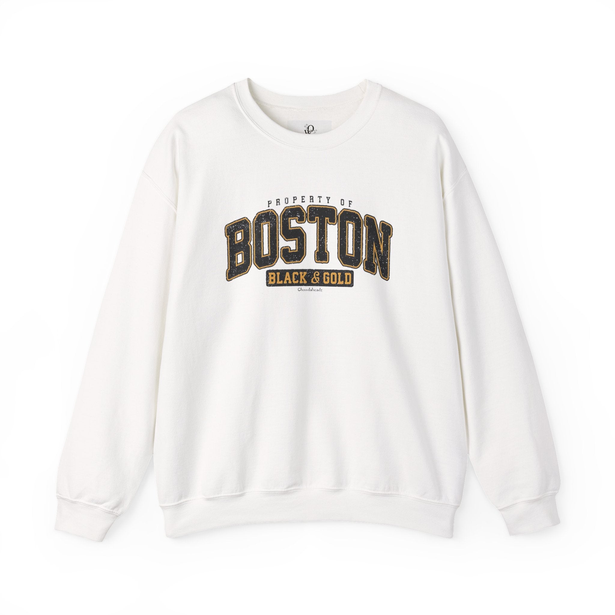Boston Black & Gold Crewneck Sweatshirt